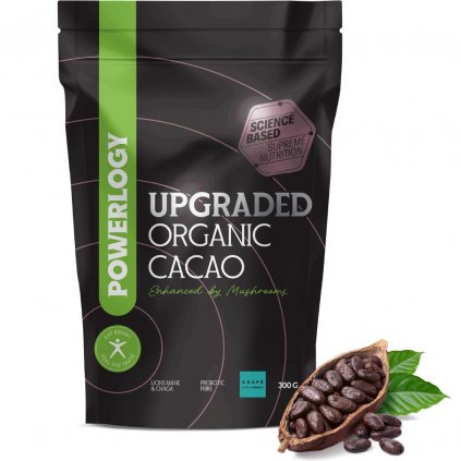 Cacao organică UPGRADED 300 g, Powerlogy