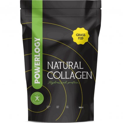 Colagen 300 g, natural, pulbere, Powerlogy