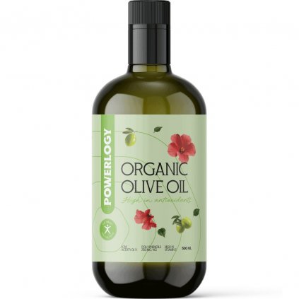 Ulei de mărsline organic, extra virgin 500 ml, Powerlogy