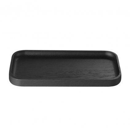 Tavă de servire OKU 25 x 12,5 cm, negru, lemn, Blomus