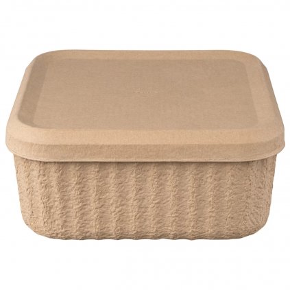Container pentru depozitare REDO 32,5 x 15 cm, set de 2 buc, maro, hârtie, Blomus