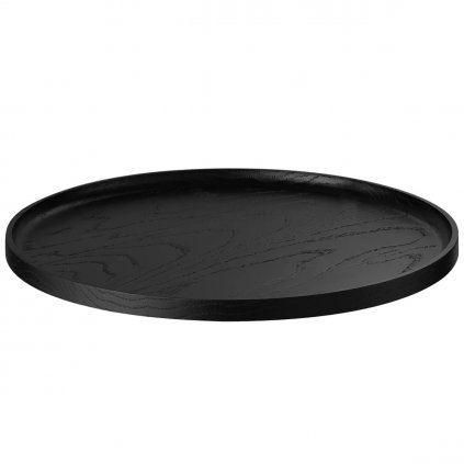 Tavă de servire OKU 27,5 cm, negru, lemn, Blomus