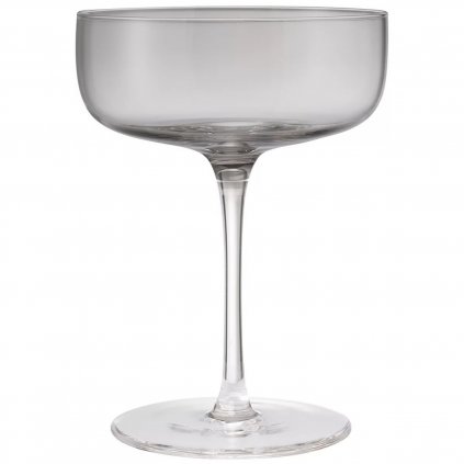 Pahar pentru șampanie FUUMI 280 ml, set de 4 buc, fumuriu, sticlă, Blomus