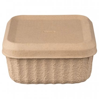 Container pentru depozitare REDO 23,5 x 12 cm, set de 2 buc, maro, hârtie, Blomus