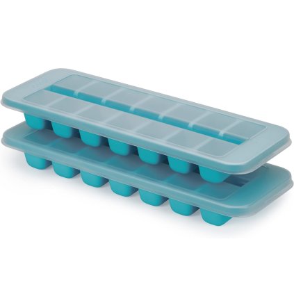 Formă pentru cuburi de gheață EASY-FILL 20197 33 cm, set de 2, albastru, plastic, Joseph Joseph