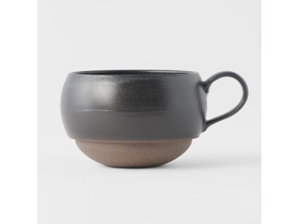 Cană 300 ml, negru, ceramică, MIJ