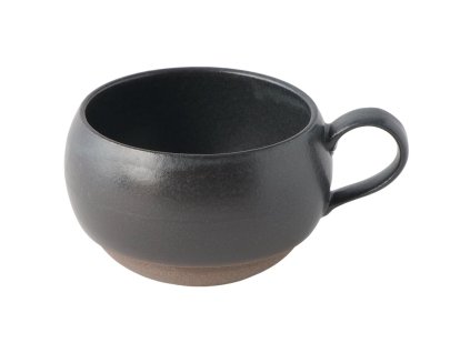 Cană 300 ml, negru, ceramică, MIJ