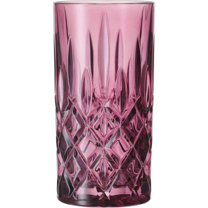 Pahar înalt pentru băuturi NOBLESSE COLORS 395 ml, set de 2 buc, violet, Nachtmann