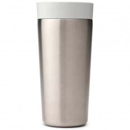 Cană termos MAKE & TAKE 360 ml, gri deschis, oțel, Brabantia