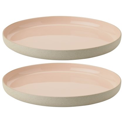Farfurie pentru micul dejun EMMA 19 cm, set de 2 buc, culoare trandafir, ceramică, Stelton