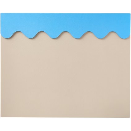 Mouse pad 40 x 50 cm, bej/albastru, Printworks
