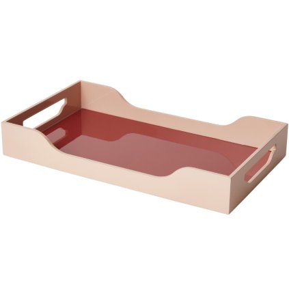 Tavă decorativă UMFLARE 34 cm, castan, lemn, Printworks
