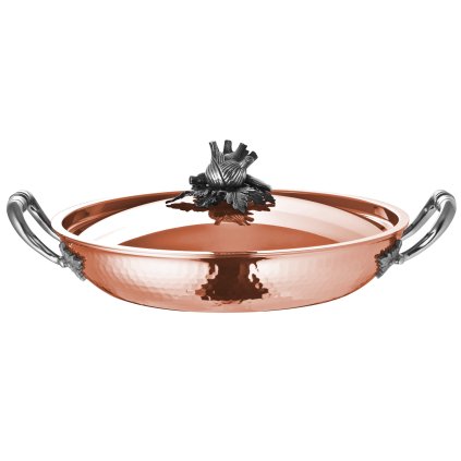 Tigaie pentru servire OPUS CUPRA 30 cm, cupru, Ruffoni