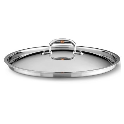 Capac pentru oală CON CUORE 26 cm, argintiu, cupru, Ruffoni