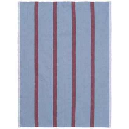 Prosop de ceai HALE 50 x 70 cm, albastru / mov, bumbac / in, ferm LIVING