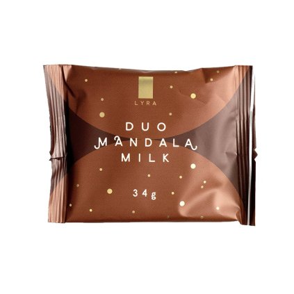 216434 mlecna cokolada duo mandala 34 g lyra