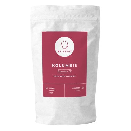 216539 zrnkova kava kolumbie supremo ep 250 g re start