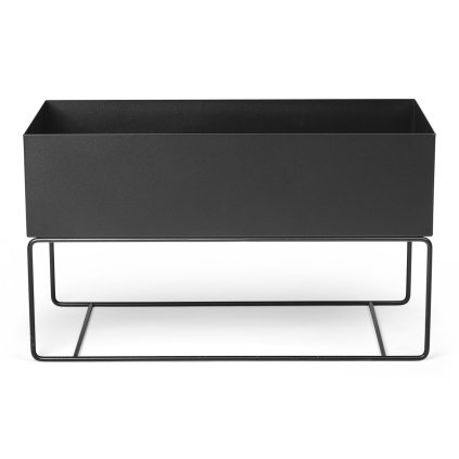 216914 kvetinac plant box 77 cm cerna zelezo ferm living