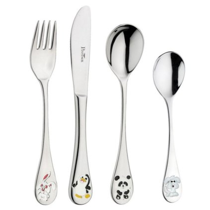 221024 sada detskych priboru arca di noe sada 4 ks pintinox