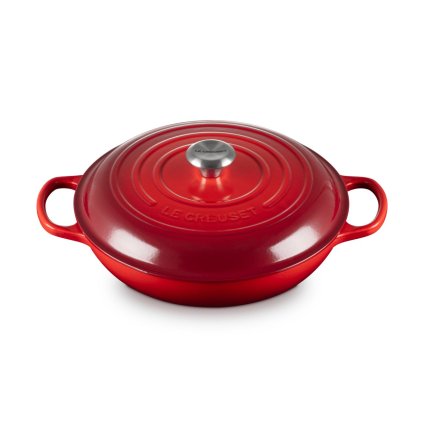 225174 kastrol signature 30 cm 3 5 l cerise litina le creuset