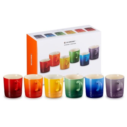 223500 hrnek 350 ml sada 6 ks rainbow kamenina le creuset