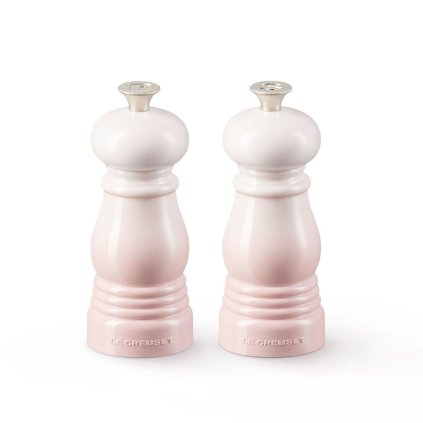 224664 sada mlynku na sul a pepr 11 cm sada 2 ks shell pink plast le creuset
