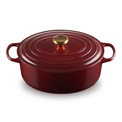 223923 kastrol signature 31 cm 6 3 l ovalny garnet litina le creuset