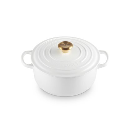223290 kastrol signature 20 cm 2 4 l white litina le creuset