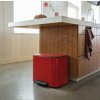 Coș cu pedală BO 11 + 23 l, roșu, Brabantia