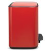 Coș cu pedală BO 11 + 23 l, roșu, Brabantia