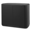 Coș cu pedală BO 11 + 23 l, negru mat, Brabantia