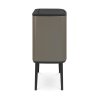 Coș de gunoi cu capac sensibil la atingere BO 11 + 23 l, platină, Brabantia