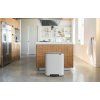 Coș cu pedală BO 2 x 30 l, alb, Brabantia