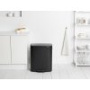 Coș cu pedală BO 2 x 30 l, negru, Brabantia