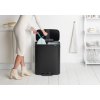 Coș cu pedală BO 2 x 30 l, negru, Brabantia