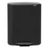 Coș cu pedală BO 2 x 30 l, negru, Brabantia