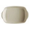 Farfurie pentru cuptor 29 x 19 cm, crem, lut, Emile Henry