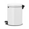 Coș cu pedală NEWICON 5 l, alb, Brabantia