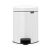 Coș cu pedală NEWICON 5 l, alb, Brabantia
