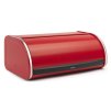 Coș pentru pâine ROLL TOP 44,5 cm, roșu aprins, Brabantia