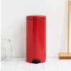 Coș cu pedală NEWICON, 30 l, roșu aprins, Brabantia