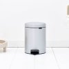 Coș cu pedală NEWICON 5 l, gri metalic, Brabantia