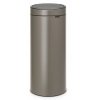 Coș de gunoi cu capac sensibil la atingere TOUCH BIN NEW 30 l, platină, Brabantia