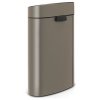 Coș de gunoi cu capac sensibil la atingere TOUCH BIN NEW 40 l, platină, Brabantia