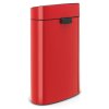 Coș de gunoi cu capac sensibil la atingere TOUCH BIN NEW 40 l, roșu aprins, Brabantia