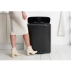 Coș cu pedală BO 60 l, negru, Brabantia