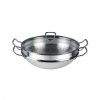 Wok NANJING 35 cm, cu inserție de aburi și capac, Fissler