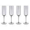 Pahar pentru șampanie FUUM set de 4 buc, 210 ml, sticlă fumurie, Blomus
