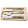 Set cuțite pentru brânză PREMIUM, 3 buc, din oțel inoxidabil, Laguiole
