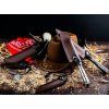 Teacă de cuțit LEATHER 20,5 cm, pentru cuțit pentru fileuri, Forged